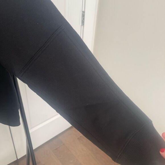 Banana Republic Factory Black Boxy Polo Sweatshirt - Picture 3 of 4